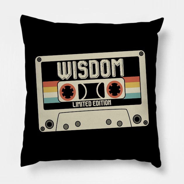 Wisdom  - Limited Edition - Vintage Style Pillow by Debbie Art