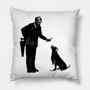Man and Dog Pillow