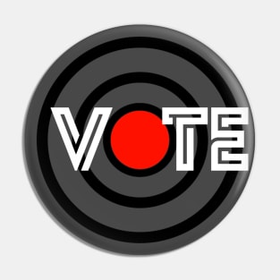 Vote Awesome Design Pin