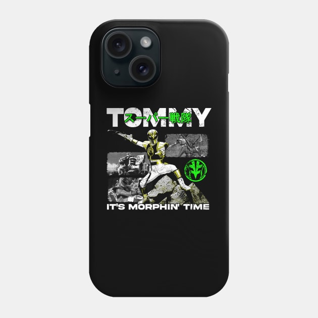 The White Ranger Phone Case by WithinSanityClothing