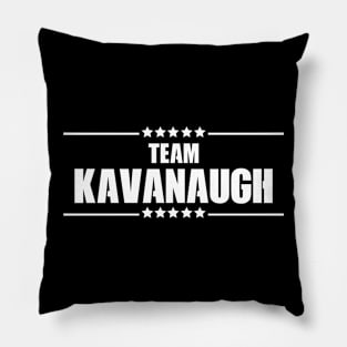 Team kavanaugh white Pillow