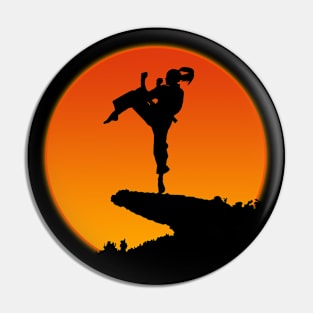 Fighter Pose Pin