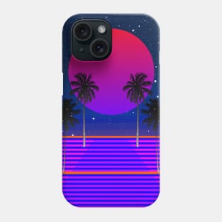 Summer Nights Are Calling - Blue Midnight Phone Case