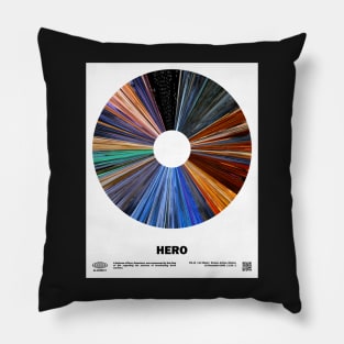 minimal_Hero Warp Barcode Movie Pillow