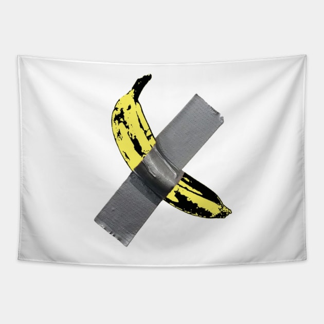 Banana taped Tapestry by ghjura