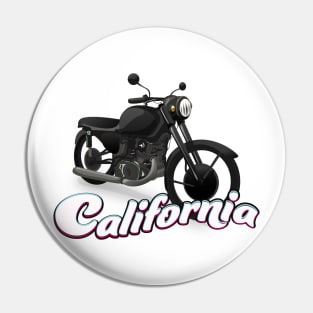 California Motorbike Pin