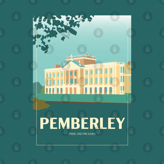 Art Deco Pemberley from Pride and Prejudice by MariOyama