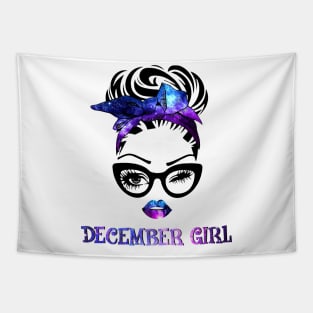 December Girl Galaxy Tapestry