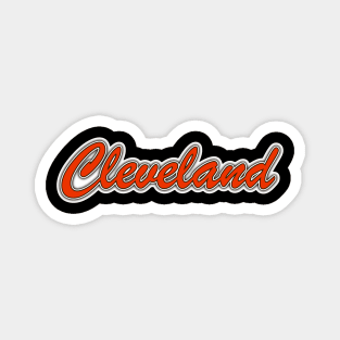 Football Fan of Cleveland Magnet