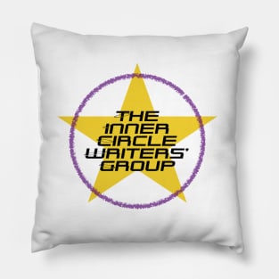 Inner Circle Writers' Group coloured logo with star Pillow