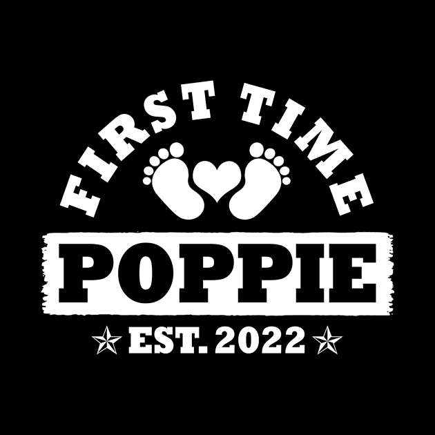 First Time Poppie Est 2022 Funny New Poppie Gift by Penda