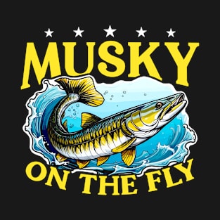Musky Fishing Musky On The Fly Predatory Fish T-Shirt