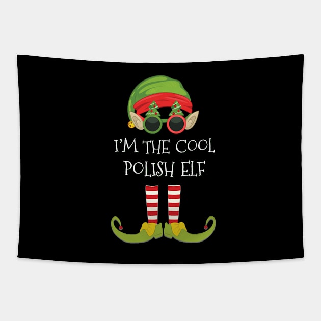 I'm The Cool Polish Elf - Polish Elf Gift idea For Birthday Christmas Tapestry by giftideas