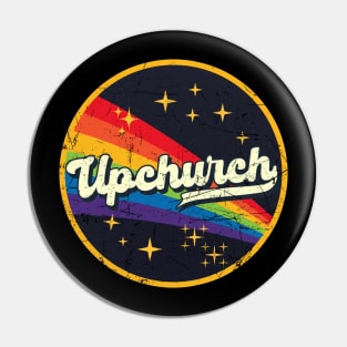 Upchurch // Rainbow In Space Vintage Grunge-Style Pin