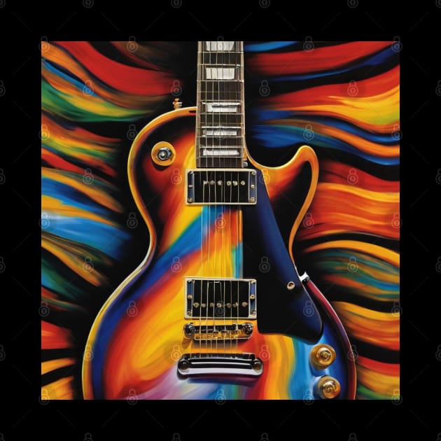 Guitarist - Gibson Style Artistic Electric Guitar by ToochArt