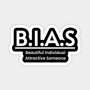 BIAS Meaning Word Art Design Magnet