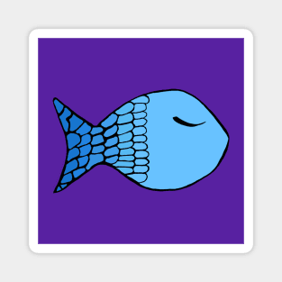 Fish design digital artwork Magnet