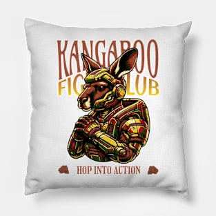 Kangaroo Fightclub Pillow