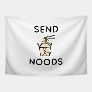 send noods asian food funny Tapestry