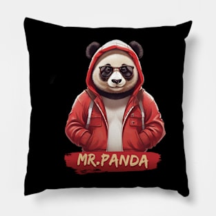 Mr. Panda Pillow