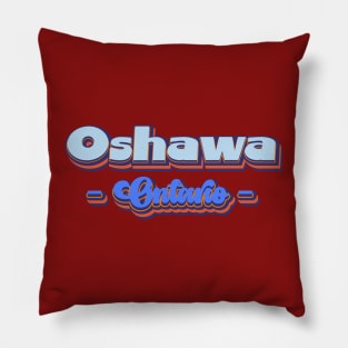 Oshawa, Ontario | I Love Oshawa Pillow