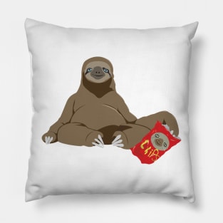 Sloth Munchies Pillow