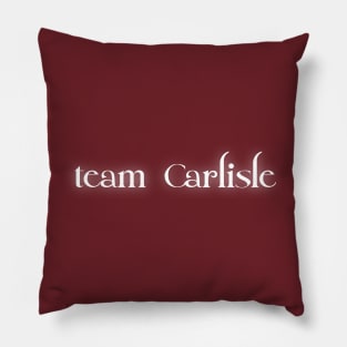 Team Carlisle tee Pillow