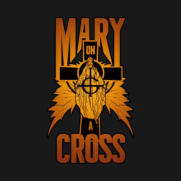 mary on a cross- gold by Citrus.rock