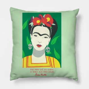 FRIDA KAHLO Mexican Feminist portrait painting Pillow