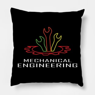 mechanical engineering, mechanics logo tools Pillow