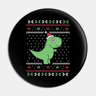 Prehistoric Holiday Roar Pin