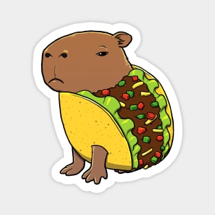 Capybara Taco Costume Magnet