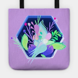 Nido de ave azul Tote