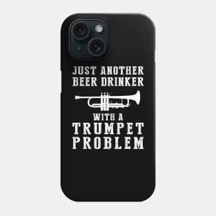 Blow & Brew: A Hilarious Tee for Trumpet Beer Enthusiasts! Phone Case