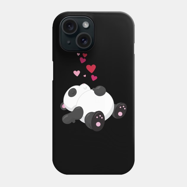 Panda Love. Bear Phone Case by Alvd Design