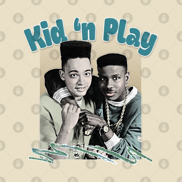 Kid N Play 90s Aesthetic Retro Styled Design by DankFutura