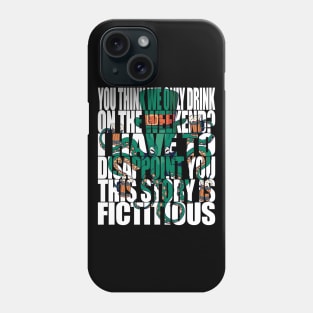 Alcohol Drinking Beer Celebrating Weekend Drinking Phone Case