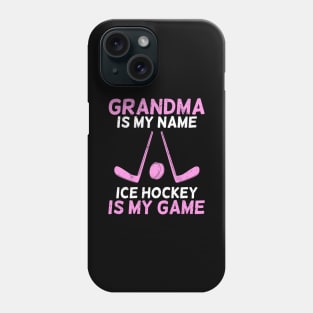 Ice Hockey Grandma Grandmother Gift Phone Case