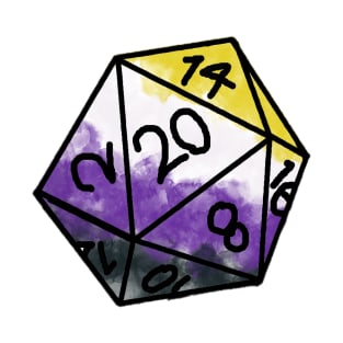 Pride Dice - Non Binary T-Shirt