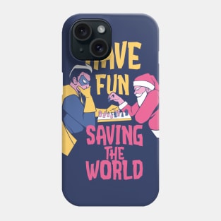 Funny superheroes Phone Case