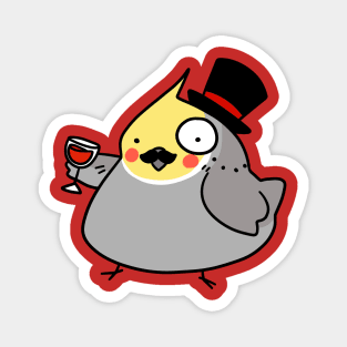 Dapper Cockatiel Magnet