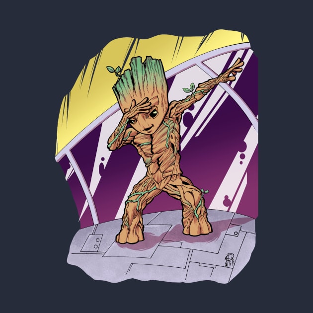 Baby Groot Dabs by MentalPablum