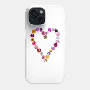 Heart of Flowers for Mothers Day Phone Case