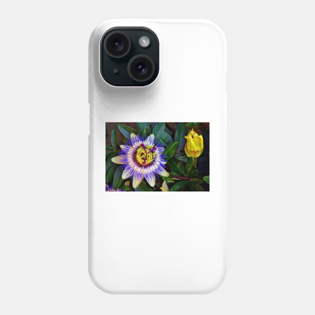 Passion Flower Summer Flowering Plant Phone Case by AndyEvansPhotos