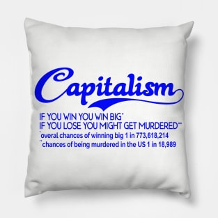 Capitalism Pillow