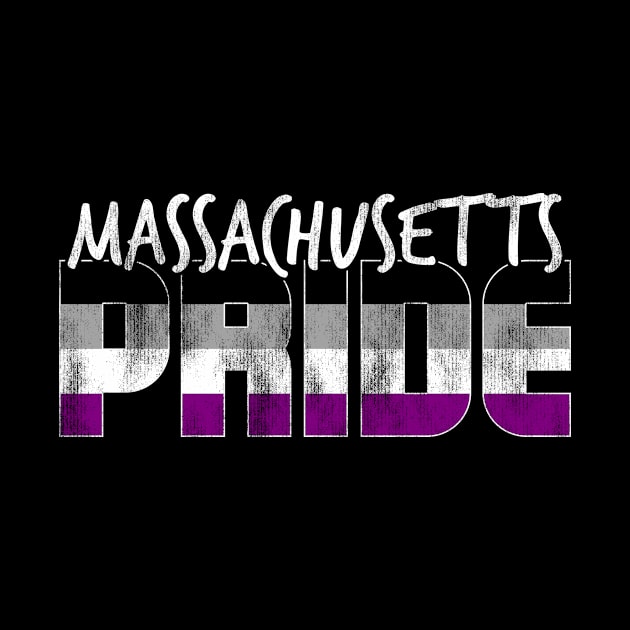 Massachusetts Pride Asexual Flag by wheedesign