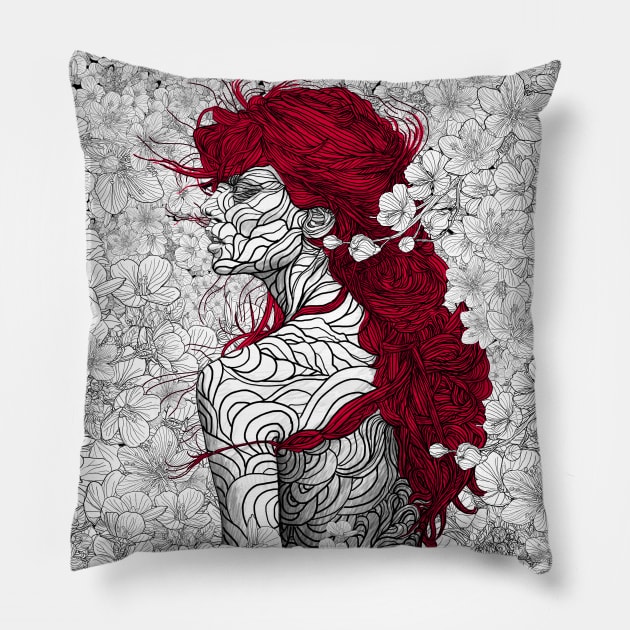 The Sacred Shade Pillow by PedroTapa