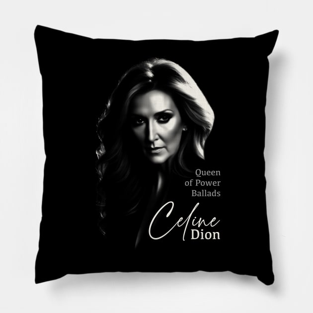 Queen of Power Ballads Pillow by BAJAJU