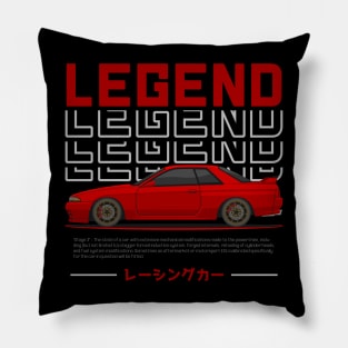 Red JDM Legend Skyline R32 Pillow