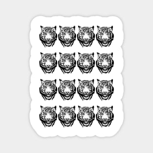 Tiger Faces Magnet